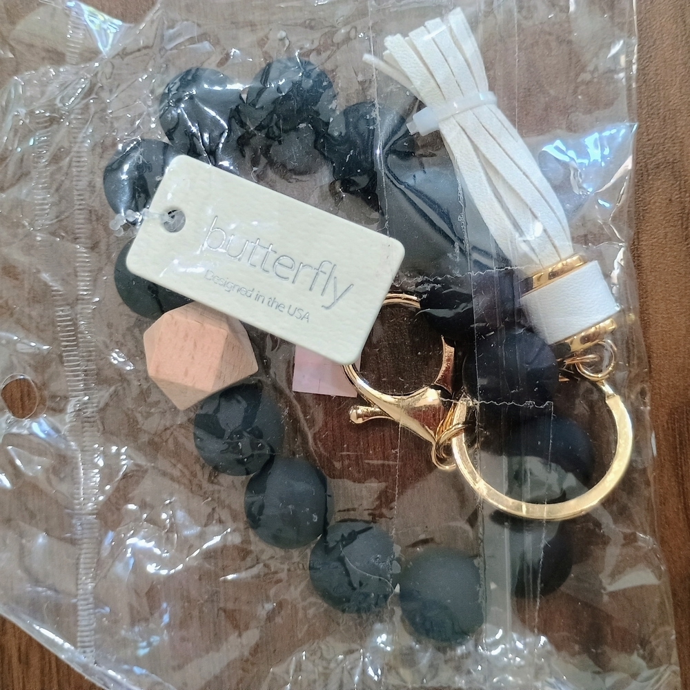 Butter Black and Gold Key Card Holder
